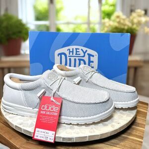 Hey Dude Wally Funk Mono Ghosted Slip-On Sox Collection Shoes Unisex Men 8 / Wom